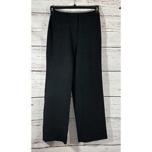 Cintas Black Work Uniform Dress Pants Womens Sz 0 Polyester Flat Front High Rise